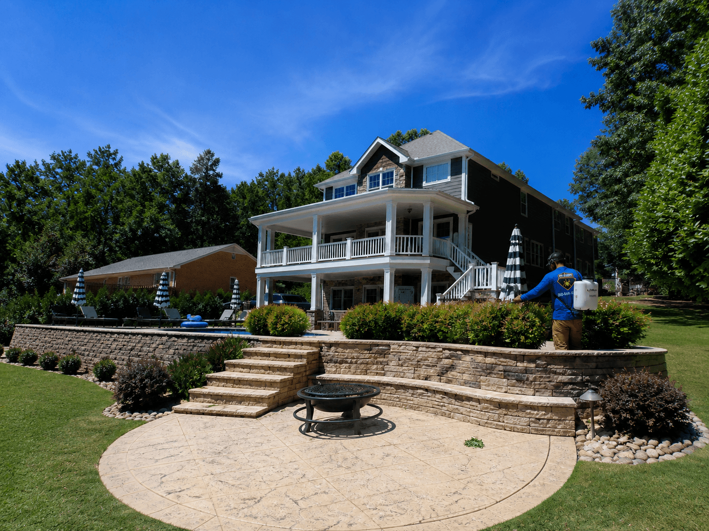 Salisbury home exterior — perimeter bug protection